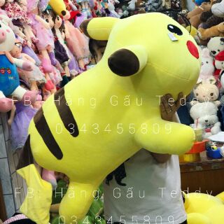PIKACHU PIKACHU DOREMON Gấu bông lông mềm mịn )