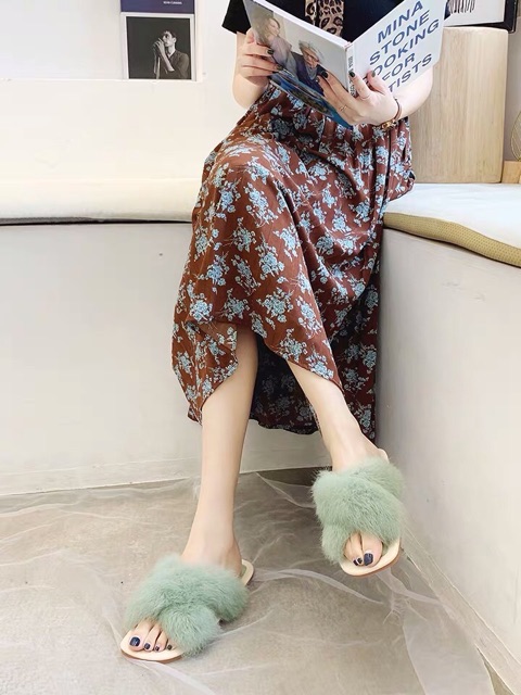 Dép lông vai chéo Quảng Châu