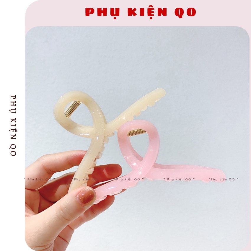 Kẹp tóc kẹp càng cua chéo nhẹ nhàng KEP28