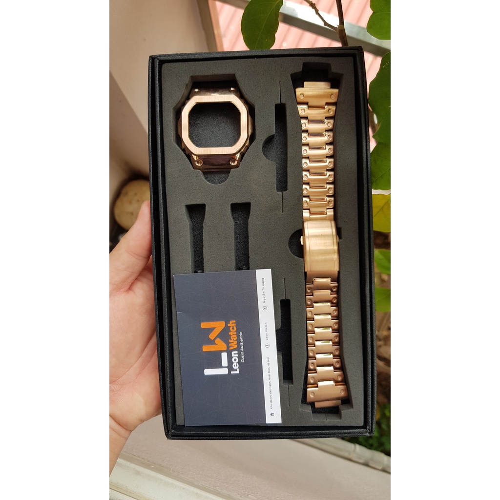 Bộ Vỏ Custom DW5600 RoseGold
