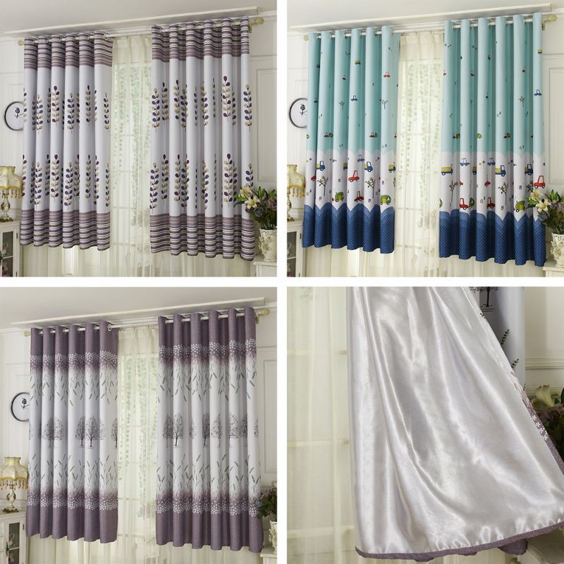 Rèm Cửa Họa Tiết Hoạt Hình Kích Thước 100 * 200Cm