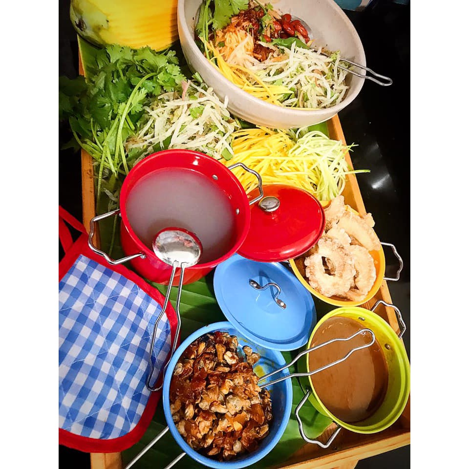 Bộ Đồ Chơi Nấu Ăn, Đồ Chơi Trẻ Em - Bộ Nấu Ăn Inox 23-33-40 Chi Tiết