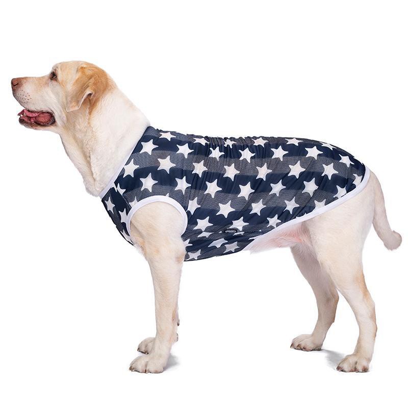 quần áo cho chó lớn mùa xuân và hè phần mỏng Golden Retriever Satsuma vừa cưng vest chống nắng