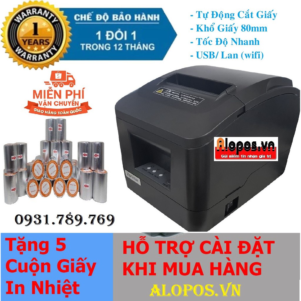 [Chính Hãng] Máy In Bill K80 (Tự Động Cắt Giấy) | BigBuy360 - bigbuy360.vn