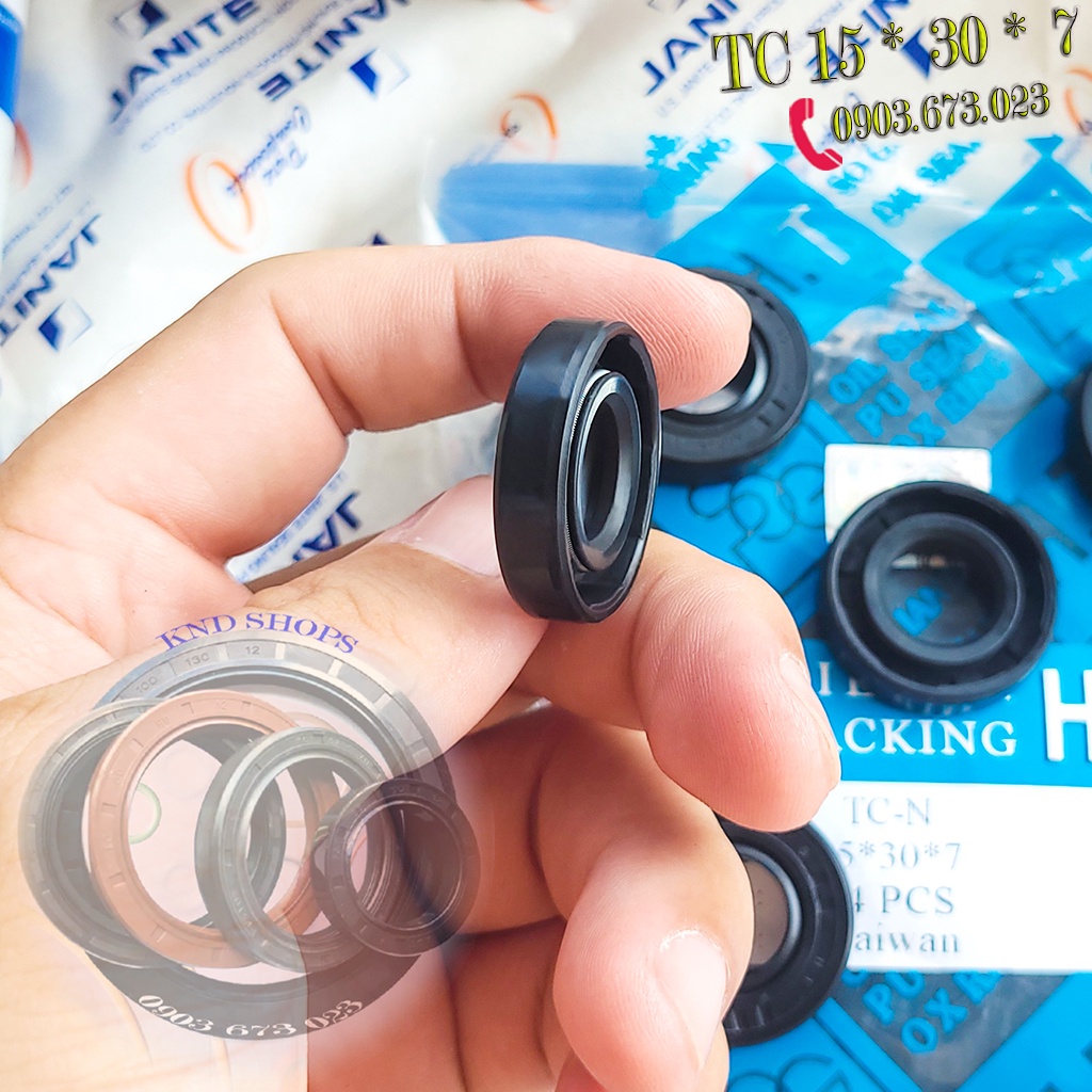 Phốt dầu SOG TC 15*30*5 | SOG TC 14*30*5, Phớt máy bơm chặn nhớt trục chuyên cho phụ tùng máy bơm nước, xe máy