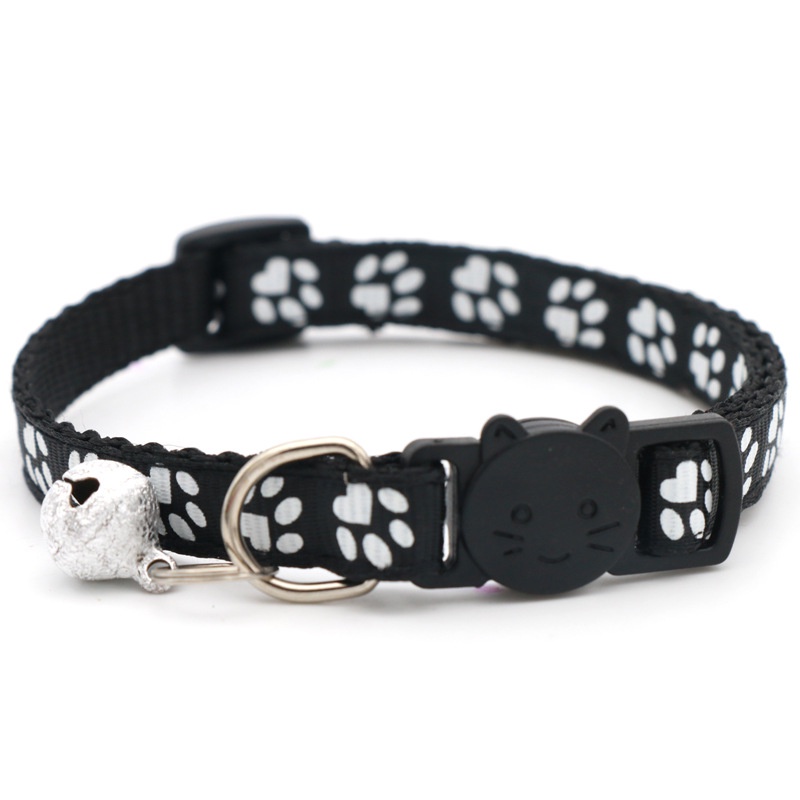 1 Vòng Cổ Hình Dấu Chân Thú Cưng Hoạt Hình Nhiều Màu Tùy Chỉnh 27Pets