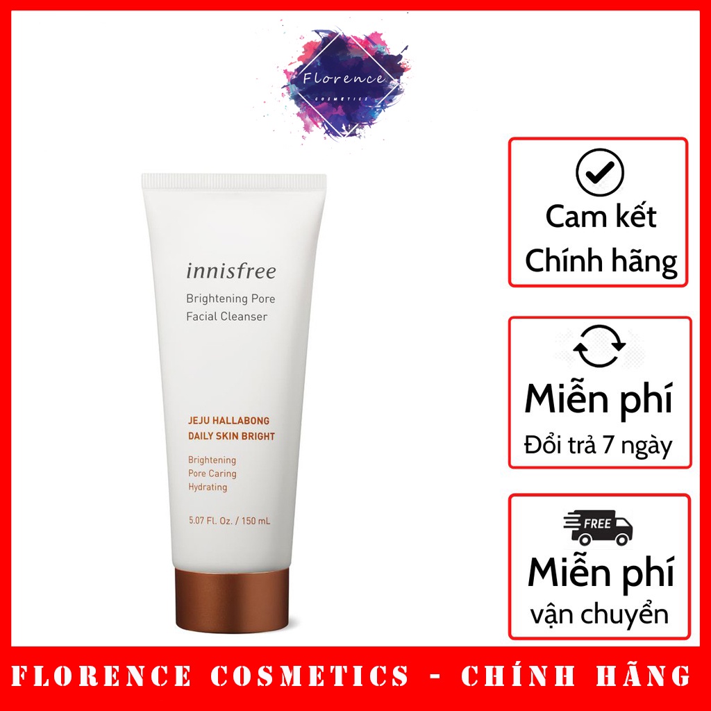 Sữa Rửa Mặt Tạo Bọt Innisfree Brightening Pore Facial Cleanser 150ml