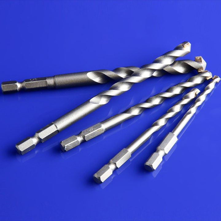 Bộ 5 mũi khoan bê tông chuôi lục giác 6.35mm 4 - 10mm