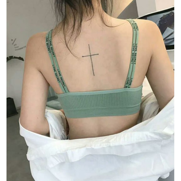 Áo bra len tăm hở lưng dây đôi 8156