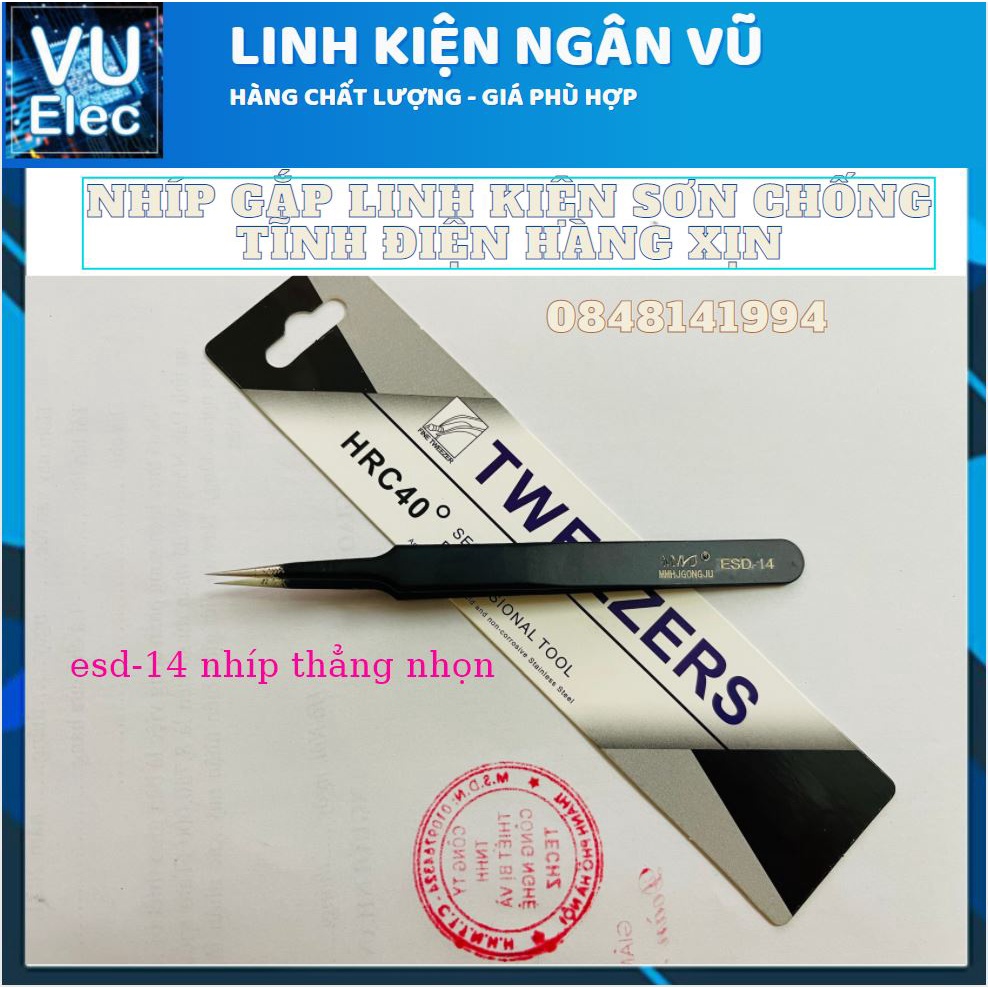 Kẹp Linh Kiện VETUS - Nhíp gắp linh kiện hàng xịn