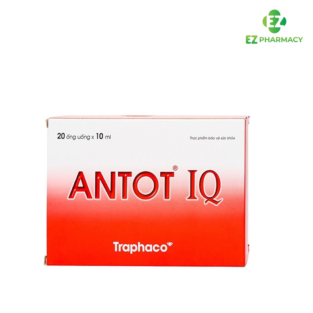 Siro Antot IQ Traphaco – Bồi bổ sức khỏe, tăng cường trí tuệ Hộp 20 ống 10ml