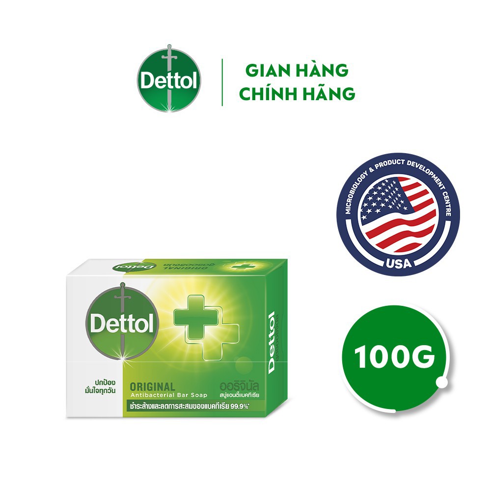 Xà phòng Dettol diệt khuẩn 100g