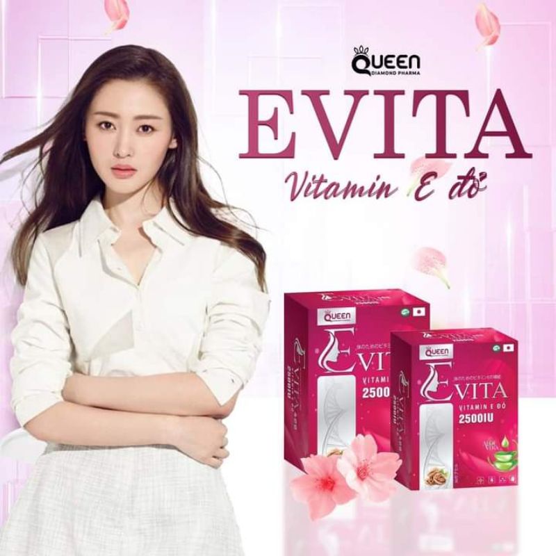 Viên Uống Sáng Đẹp Da Vitamin E Đỏ 2500IU