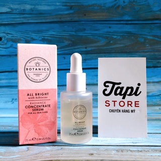 Serum sáng da Botanics All Bright Radiance Concentrate Serum