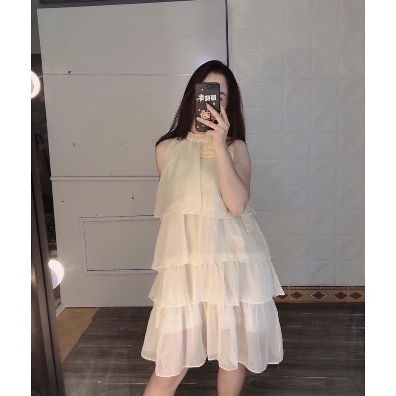 bán sỉ váy yếm bèo tầng