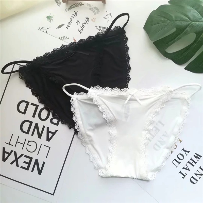 Quần Lót Thun Co Giãn Dây Mảnh Viền Ren Sexy Q081 | BigBuy360 - bigbuy360.vn