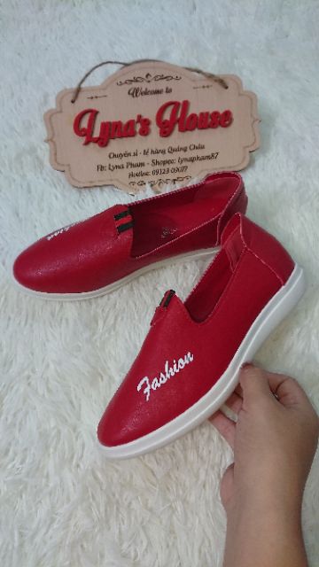 (XẢ HÀNG) GIÀY SLIP ON FASHION NỮ | BigBuy360 - bigbuy360.vn