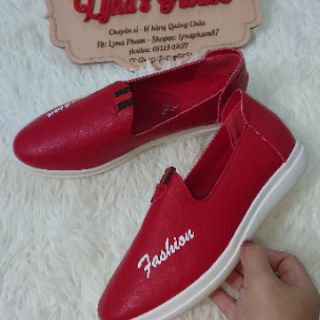 (XẢ HÀNG) GIÀY SLIP ON FASHION NỮ