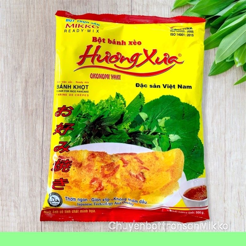 Bột Bánh Xèo, Bánh Khọt Mikko Hương Xưa 500g [ CAM KẾT CHẤT LƯỢNG ]