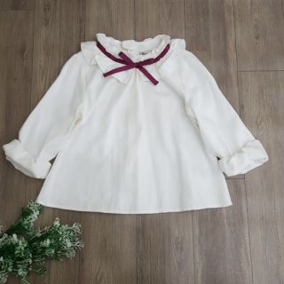 Áo sơ mi bé gái trắng xuất hàn