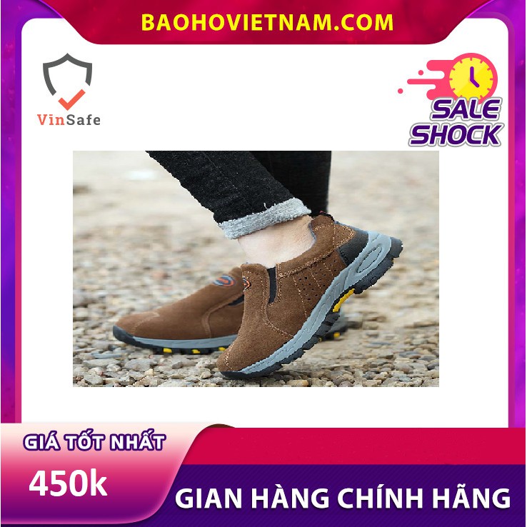 Giày da bảo hộ lao động thời trang HJ119