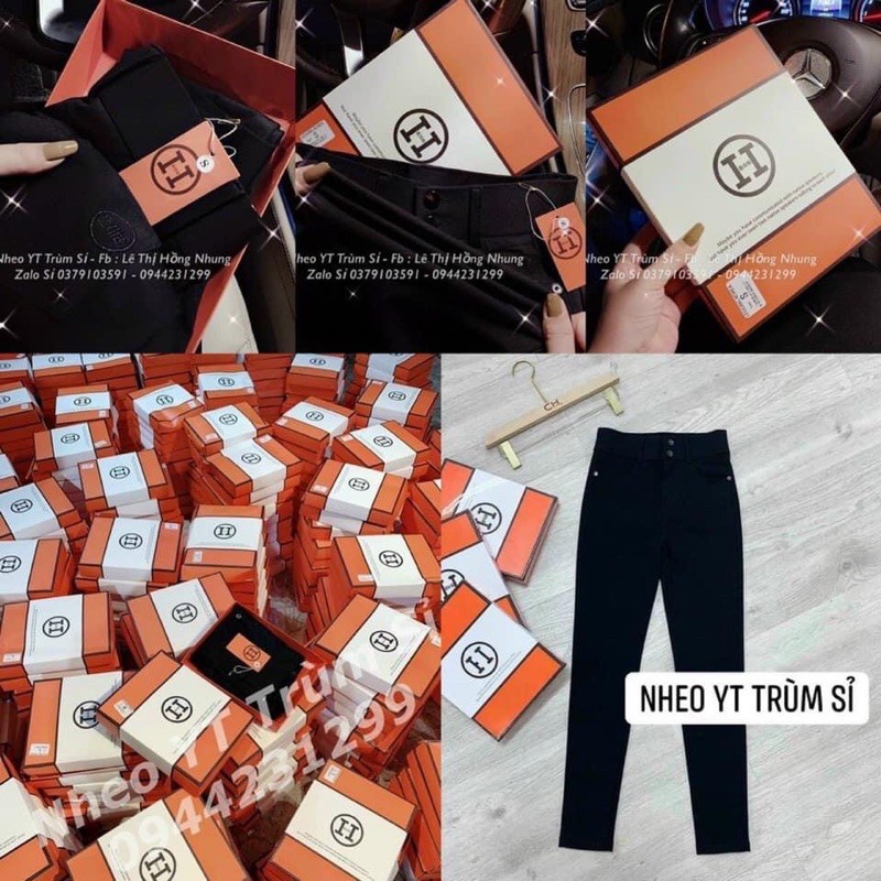 🔥NEW HOT🔥 Quần Legging Nữ Hộp Cam Cạp Cao Gen bung - Chất Umi Hàn Quốc - Tặng Kèm Fullbox | BigBuy360 - bigbuy360.vn