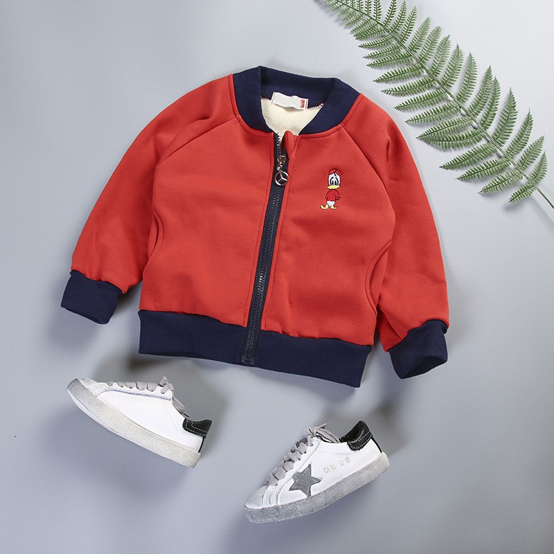 Áo khoác nỉ bomber bé trai