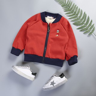 Áo khoác nỉ bomber bé trai