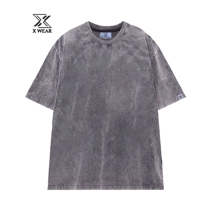 Áo thun wash X WEAR form rộng tay lỡ oversite XW01