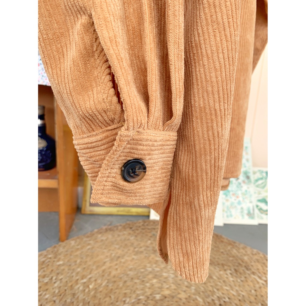 DOTTIE - Áo Khoác Corduroy Dáng Rộng Nữ T0088 | BigBuy360 - bigbuy360.vn