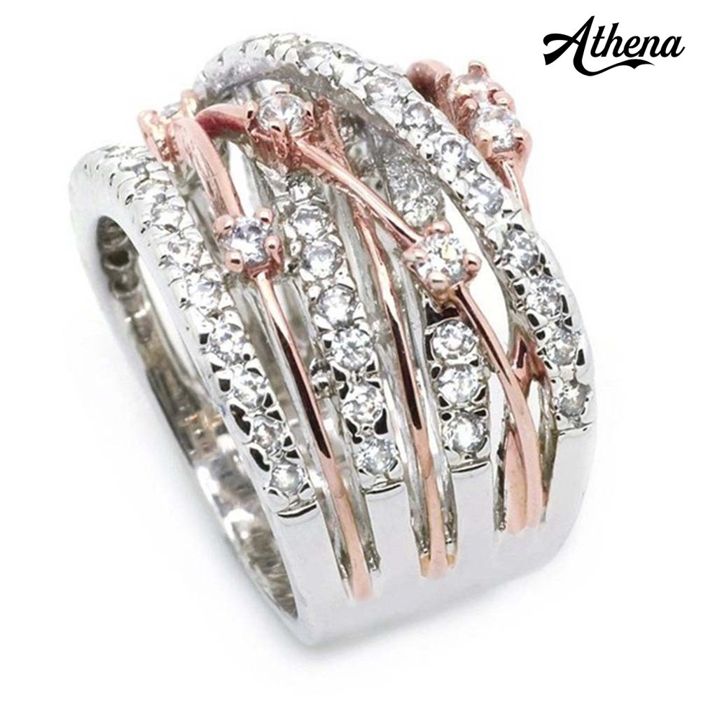 Nhẫn Cưới Bản Rộng Đính Đá Thời Trang Dành Cho Nữ