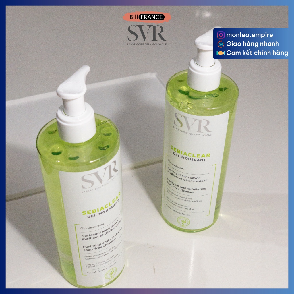 Sữa rửa mặt SVR SEBIACLEAR Gel Moussant 400ml | BigBuy360 - bigbuy360.vn