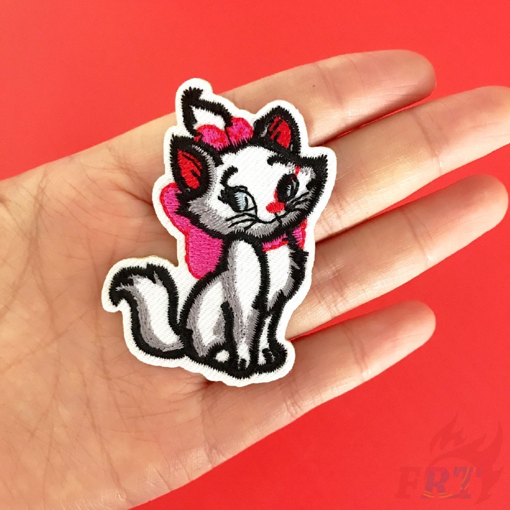 Miếng vá ủi thêu trang trí hình nàng mèo trong phim The Aristocats của Disney