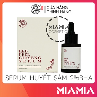 Serum Tái Tạo Da Bà Lão Red Peel Gingeng 2% BHA chính hãng - Serum Huyết Sâm - 8938660225032