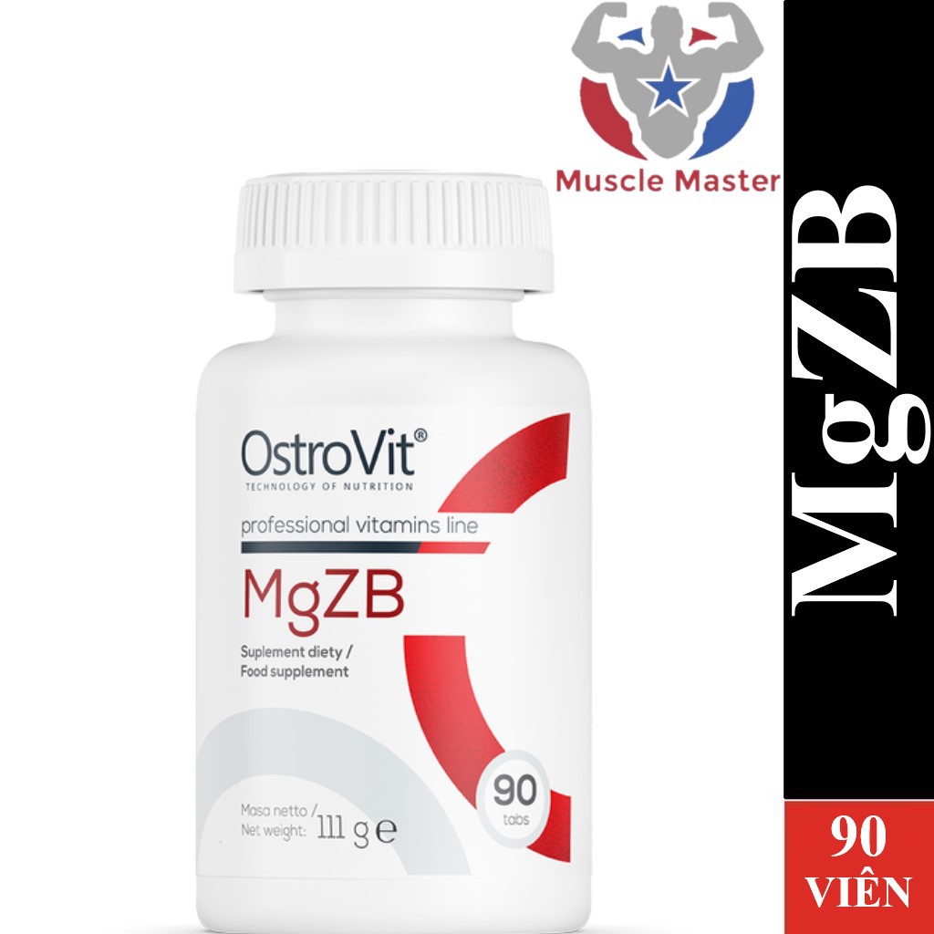 Thực Phẩm Bổ Sung Tăng Test Ostrovit MgZB 90 Viên (ZMA)