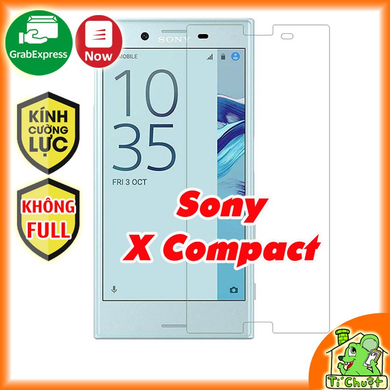 [Ảnh Thật] Kính Cường Lực Sony X Compact F5321 - Không FULL, 9H-0.26mm