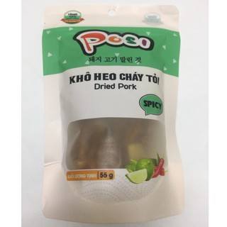 Khô heo cháy tỏi 55g