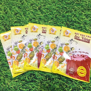 Bột rau câu Sóc vàng 12gr - 1 hộp/10 gói