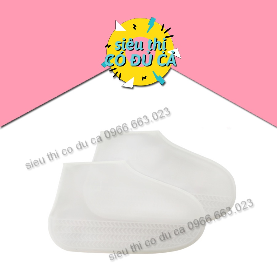 [🚛 MIỄN PHÍ SHIP🆓] Bọc giầy silicon TRONG SUỐT chống nước đàn hồi đi trời mưa nhỏ gọn | BigBuy360 - bigbuy360.vn