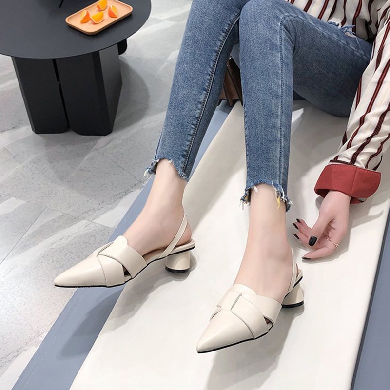 Xăng đan Cao Gót Mũi Nhọn Thời Trang Dành Cho Nữ