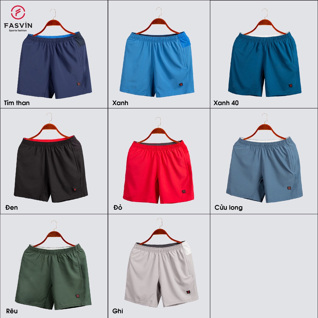 Quần đùi running nam Fasvin R21451.HN vải gió chun co giãn dùng khi thể thao hay mặc nhà | BigBuy360 - bigbuy360.vn