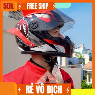 Combo mũ fullface AGU Avenger + đuôi gió Pista AGV +sừng nhọn- đi phượt