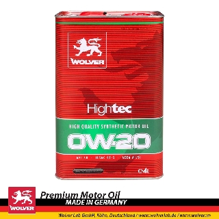 Nhớt Wolver Hightec 0W20 Can 4L