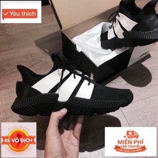 Video + ảnh thật > giày sneaker prophere đen sọc trắng