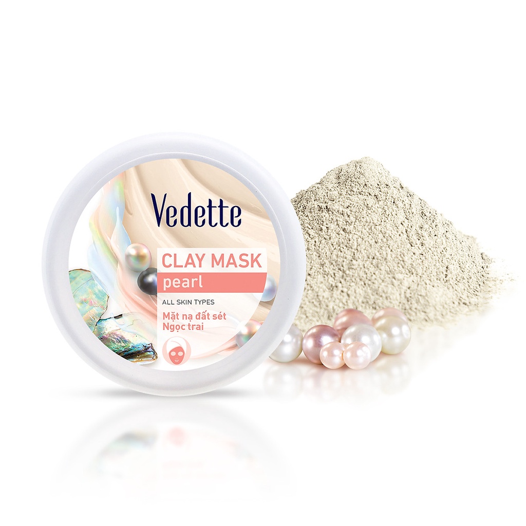 Mặt nạ đât sét vVedette ngọc trai 145g