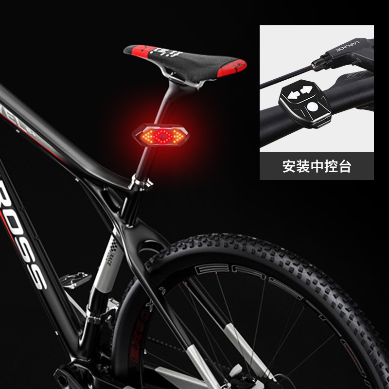 Đèn hậu xe đạp thể thao LOẠI CAO CẤP, đèn led XI NHAN gắn đuôi xe đạp siêu sáng