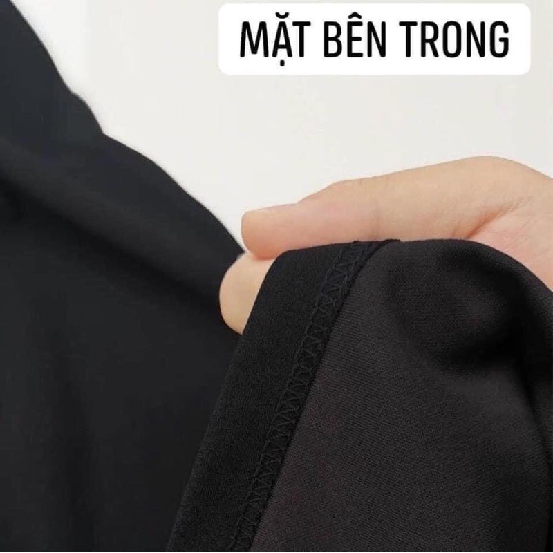 Quần đen ống suông cạp chun chất đẹp (ảnh thật) | BigBuy360 - bigbuy360.vn