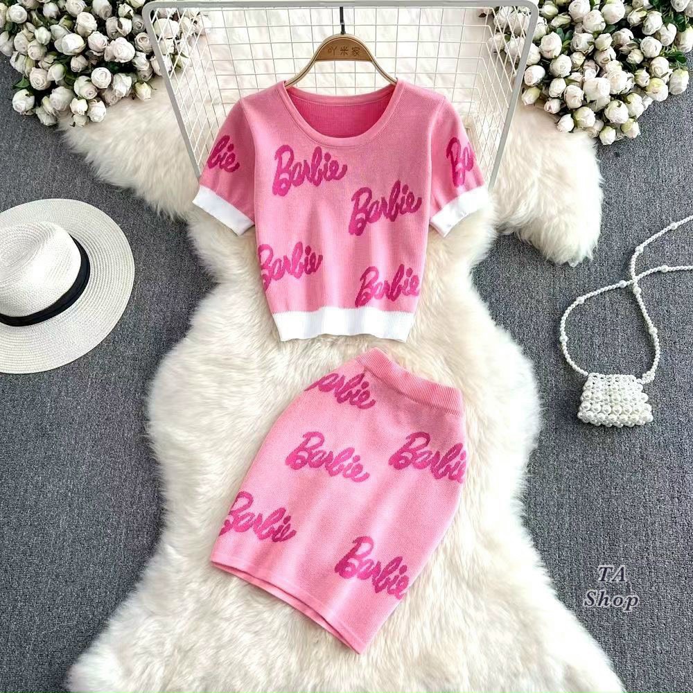 Set váy len mongtoghi Barbie tôn dáng