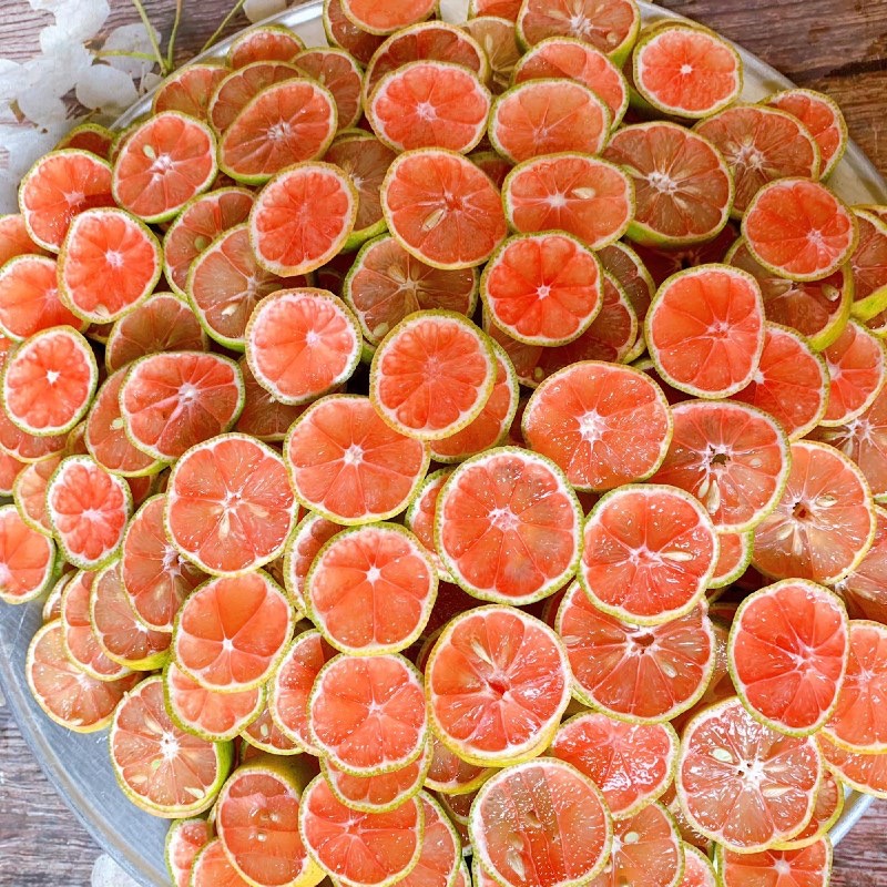 Chanh đào ngâm mật ong nhà làm nguyên chất, siêu ngon siêu sạch tăng đề kháng