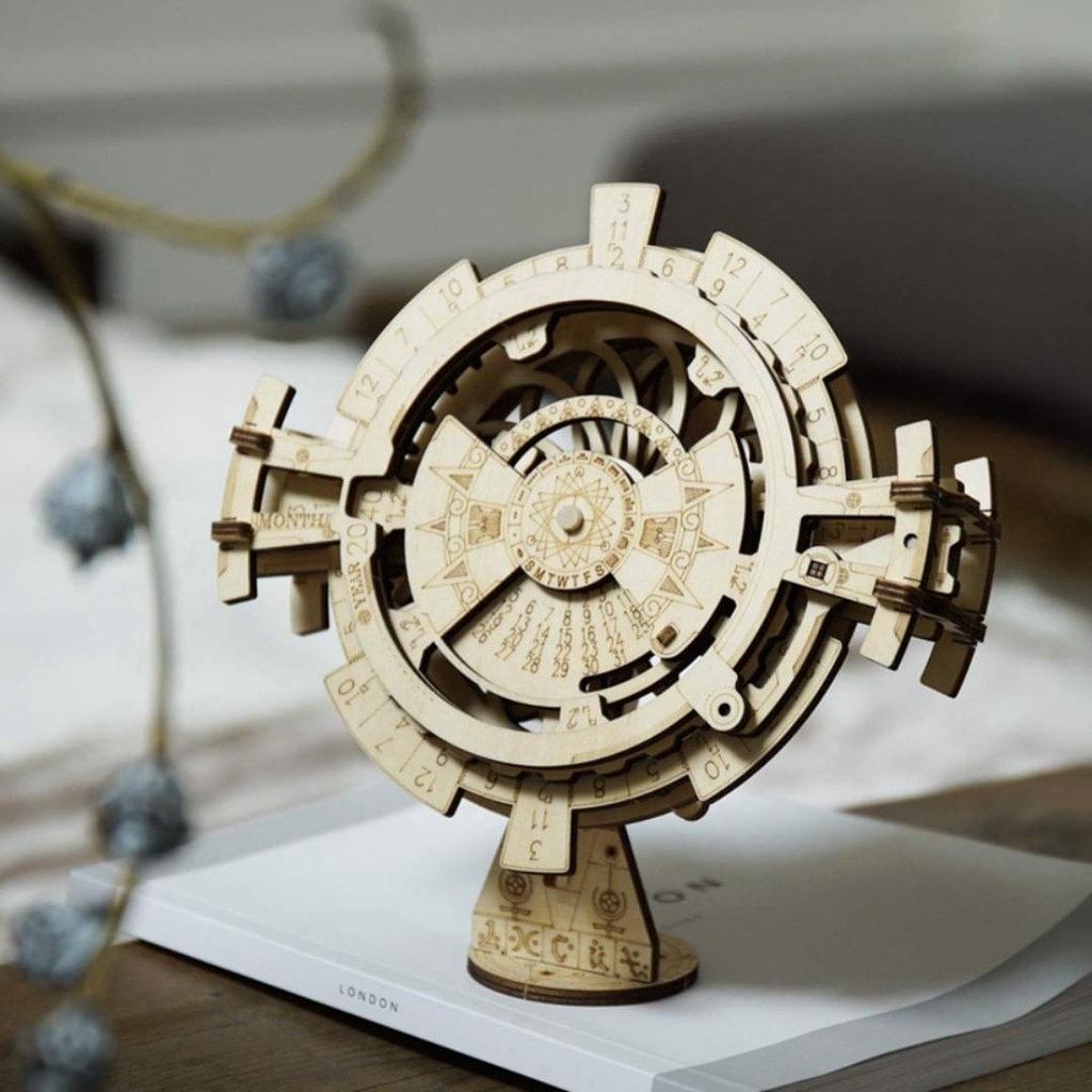 Mô Hình 3D Gỗ Robotime Lịch Vạn Niên  LK201